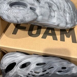 Gray Foam Slip-On Shoes